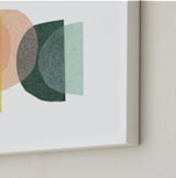 "paper melody" - Art Print in citrus by Carrie Moradi - Frame Close-up