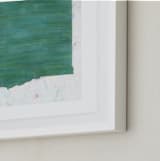"Washington in Paint" - Art Print in Washington Green by Denise Wong - Frame Close-up