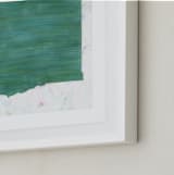 "Washington in Paint" - Art Print in Washington Green by Denise Wong - Frame Close-up