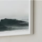 "Mariner's Muse" - Art Print in Deep Ocean by Kamala Nahas - Frame Close-up