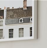 "Ghent" - Art Print in Slate by Heather Deffense - Frame Close-up