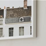 "Ghent" - Art Print in Slate by Heather Deffense - Frame Close-up