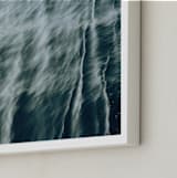 "Mint wave" - Art Print in Waves by Lying on the grass - Frame Close-up