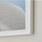 "Opera Geometry" - Art Print in Chalk by Noma Price - Frame Close-up