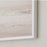 "Tranquil Surf" - Art Print in Blush by Shannon Howard - Frame Close-up