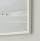 "A Day in Summer" - Art Print in White Sand by Rega - Frame Close-up