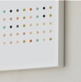 "Apertures" - Art Print in Aqua by Genna Blackburn - Frame Close-up