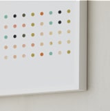 "Apertures" - Art Print in Aqua by Genna Blackburn - Frame Close-up