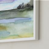 "Lavender Sky" - Art Print in Lavender by Sonal Nathwani - Frame Close-up