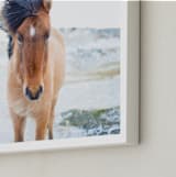 "All Is Quiet" - Art Print in Neutral Skies  by Jenni Kupelian - Frame Close-up