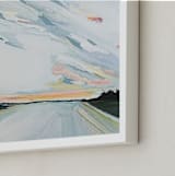 "Last Run" - Art Print in Dusk by Rebecca King - Frame Close-up