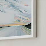 "Last Run" - Art Print in Dusk by Rebecca King - Frame Close-up
