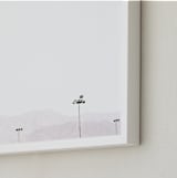 "Scenes from Eilat 2018, 32" - Art Print in Desert Sky by Tal Paz-Fridman - Frame Close-up