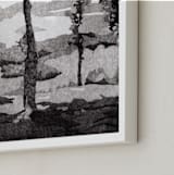 "North Carolina" - Art Print in Black and White by Adelina S. Keenan - Frame Close-up