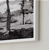 "North Carolina" - Art Print in Black and White by Adelina S. Keenan - Frame Close-up