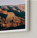 "Grand Canyon" - Art Print in Faded Blue by Cade Cahalan - Frame Close-up