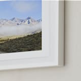 "The day begins 2" - Art Print in Sky Blue by Eliane Lamb - Frame Close-up