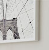 "A Classic" - Art Print in White by Caroline Mint - Frame Close-up