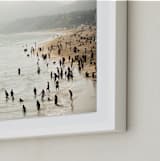 "Seaside Contrast" - Art Print in Seafoam Green by Emmy Hagen - Frame Close-up