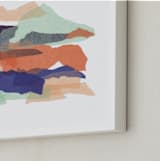 "mountain sunset one" - Art Print in golden hour by Carrie Moradi - Frame Close-up