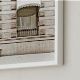 "Beige Scene" - Art Print in Creamy Beige by Alexandra Feo - Frame Close-up