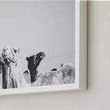 "Leader of the Pack" - Art Print in Black and White by Heather Marie - Frame Close-up