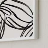 "almond milk" - Art Print in graphite by Carolyn MacLaren - Frame Close-up