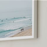 "Beach Summer Blues" - Art Print in Color by Helen Makadia - Frame Close-up