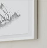 "Sydney Opera House" - Art Print in Slate by Paul Berthelot - Frame Close-up