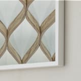 "Veiled" - Art Print in Mint Green by Angie McMonigal - Frame Close-up