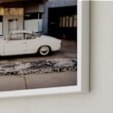 "Time stood still" - Art Print in Stucco White by Maja Cunningham - Frame Close-up