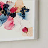 "Bloom Mixer" - Art Print in Sapphire Blue by Three Kisses Studio - Frame Close-up