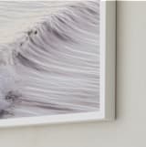 "Cayucos Soft Waves " - Art Print in Original Silver by Lisa Sundin - Frame Close-up