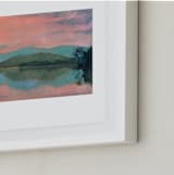 "Rose Water" - Art Print in Rose Water by Stephanie Goos Johnson - Frame Close-up