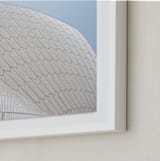 "Opera Geometry" - Art Print in Chalk by Noma Price - Frame Close-up