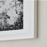 "Looking Through to the Notre Dame" - Art Print in Noir by Wildfield Paper Co - Frame Close-up