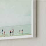 "Joy Ride 1" - Art Print in Turquoise by Rega - Frame Close-up
