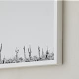 "Carnegie Gigantic" - Art Print in White by DENiSE CREW. - Frame Close-up