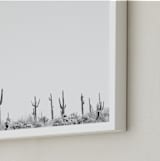 "Carnegie Gigantic" - Art Print in White by DENiSE CREW. - Frame Close-up