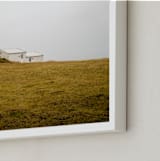 "Shelter" - Art Print in White by Monica Gussow - Frame Close-up