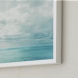 "Destiamo" - Art Print in Aquamarine by Rebecca Rueth - Frame Close-up