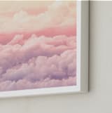 "Cloudscape" - Art Print in Taffy by Rebecca Rueth - Frame Close-up