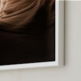 "Caramel Canyon II" - Art Print in Cocoa Brown by David Michuki - Frame Close-up