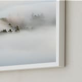 "Revealing II" - Art Print in Seaweed Green by Tania Medeiros - Frame Close-up