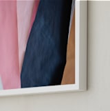 "Future Stripes" - Art Print in Bubblegum Pink by cyrille gulassa - Frame Close-up