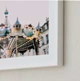 "Still Spinning" - Art Print in Ivory by Katie Doherty - Frame Close-up