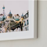 "Still Spinning" - Art Print in Ivory by Katie Doherty - Frame Close-up