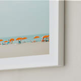 "Para Sol" - Art Print in Pale Mint Green by Irene Suchocki - Frame Close-up