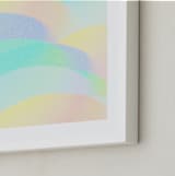 "waves" - Art Print in aqua by Baumbirdy - Frame Close-up