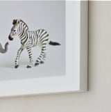 "These Friends" - Art Print in Light Grey by Kinga Subject - Frame Close-up